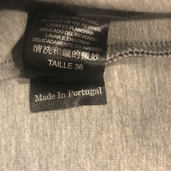 Cop.Copine Black Cropped Top - Size 36 - Picture 5 of 5